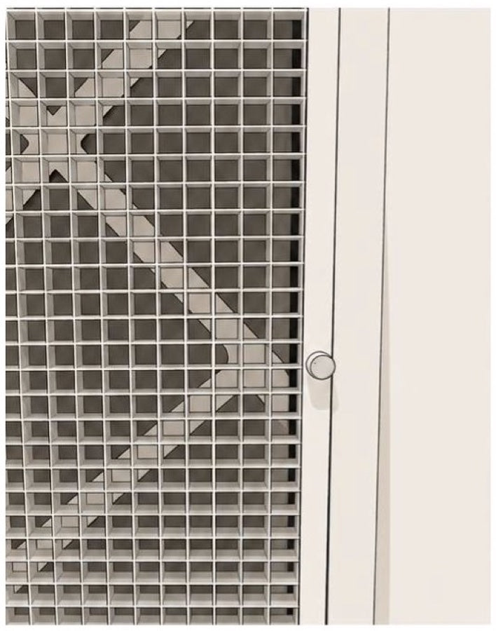 Step 1: find the knob on your Ductair return-air grille